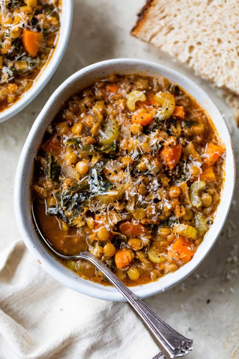 Lentil Soup in a Thermos