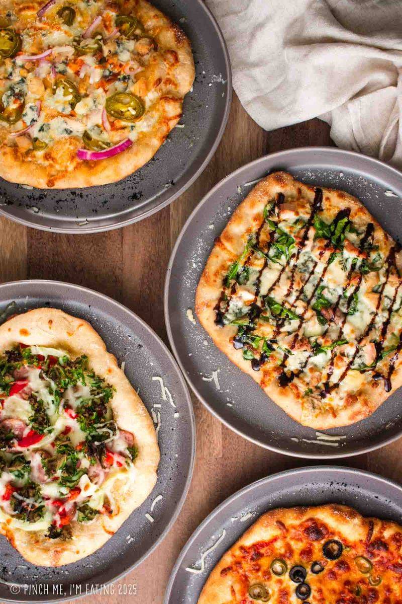 Mini Personal Grilled Pizzas