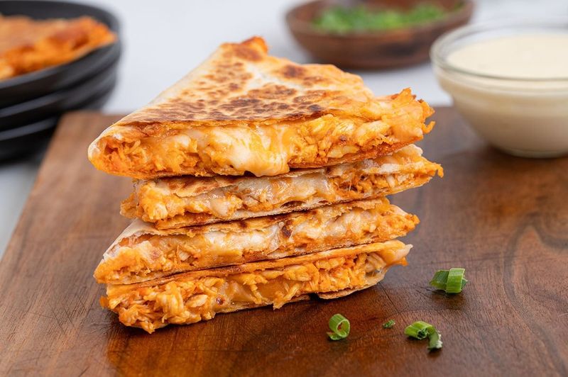 Pulled Chicken Quesadillas