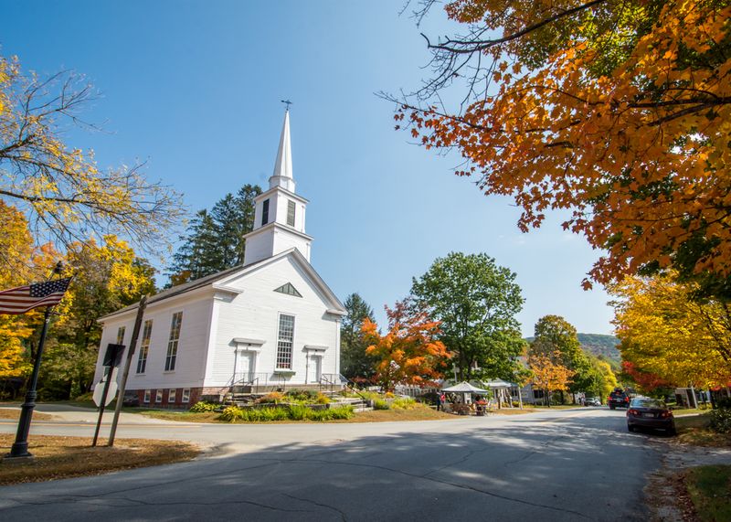 Grafton: White Houses and Maple Trees