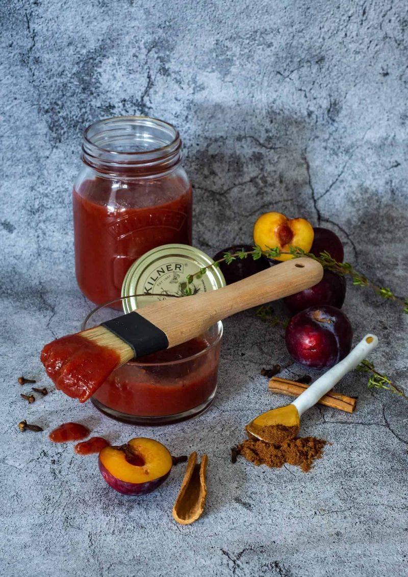 Stir Into a Plum Barbecue Sauce