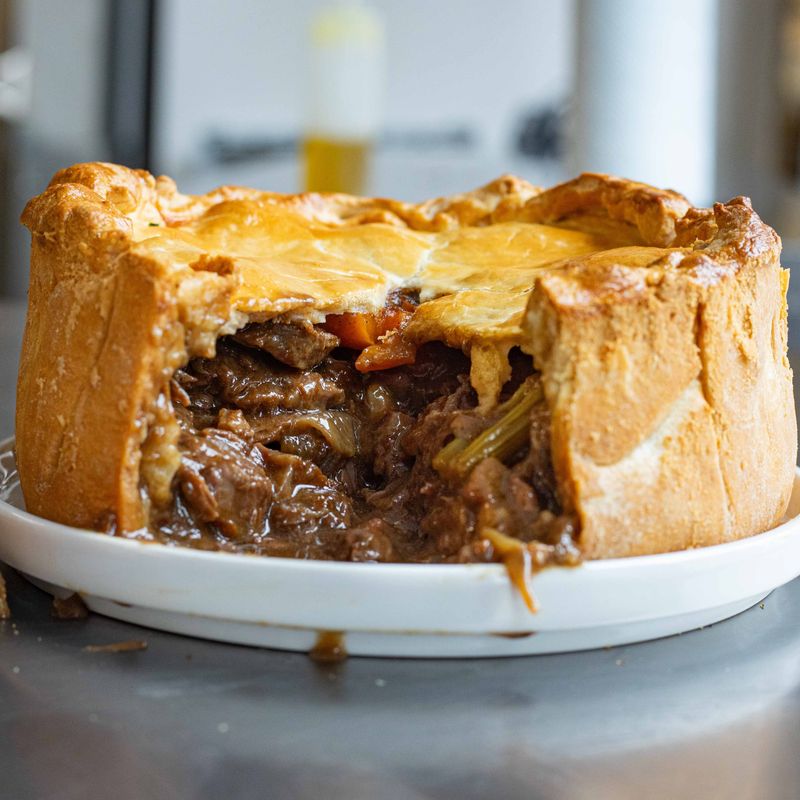 Steak and Guinness Pie