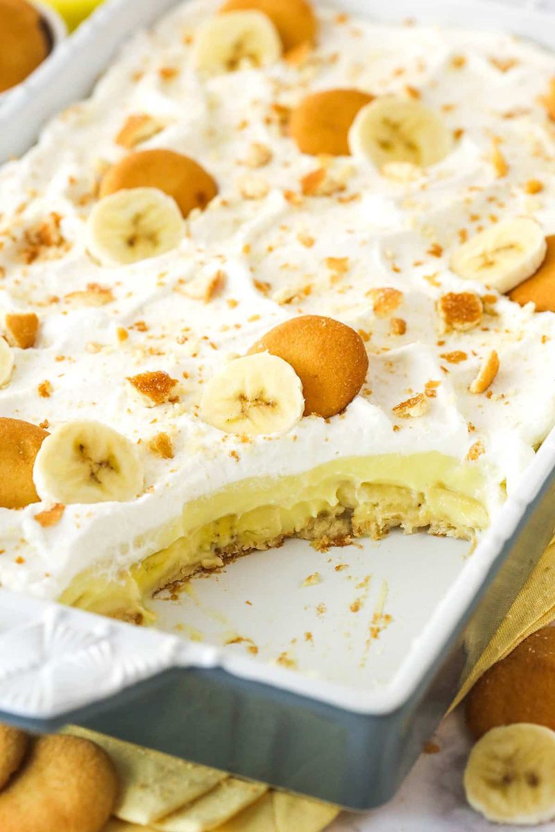 Condensed Milk Banana Pudding