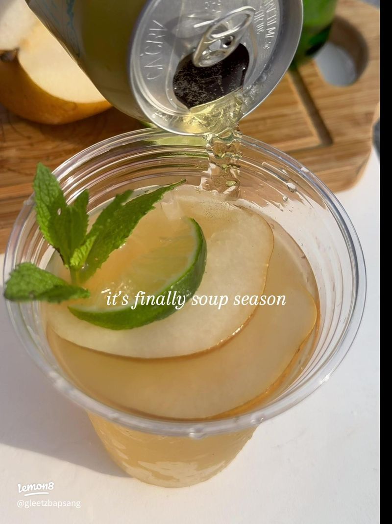 Korean Soju Apple Cocktail