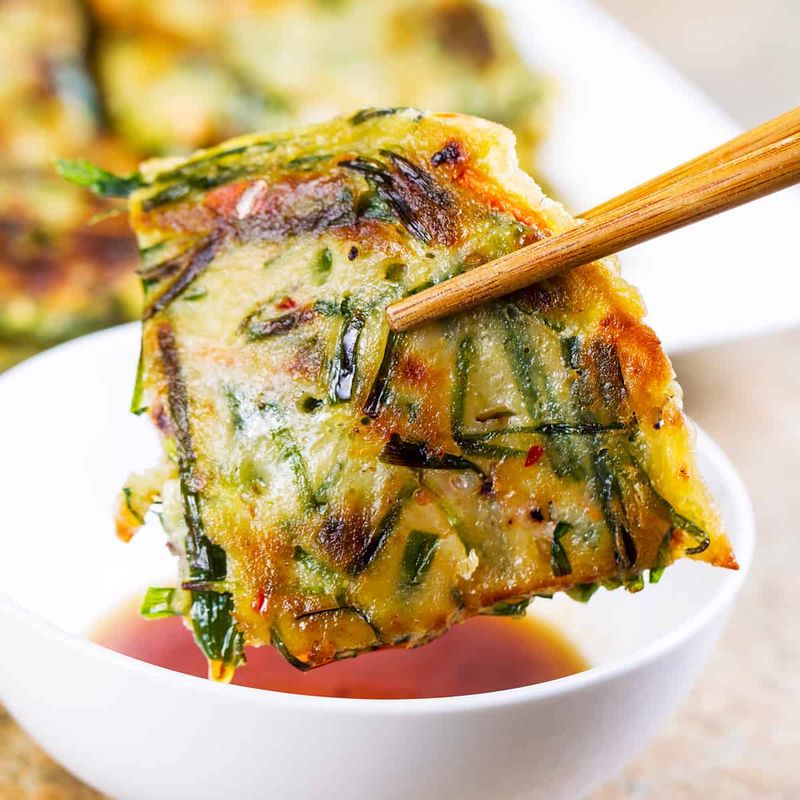 Korean Pajeon (Green Onion Pancake)