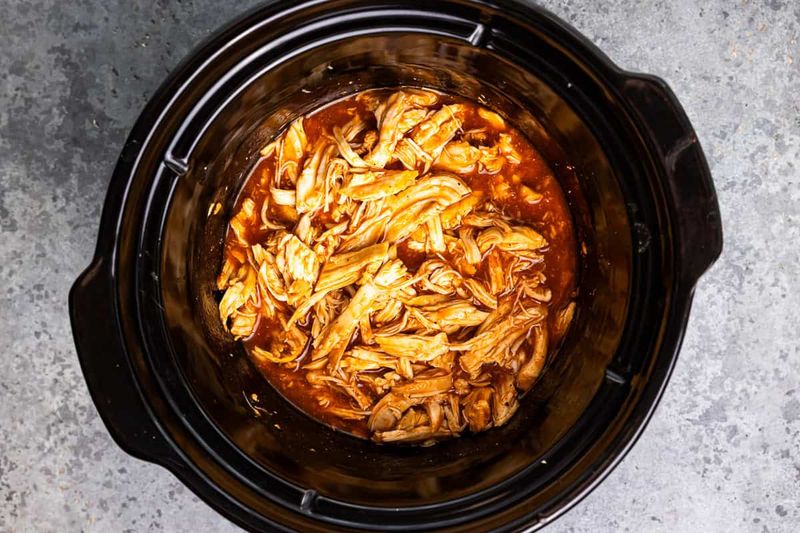 Slow Cooker BBQ Pulled Chicken
