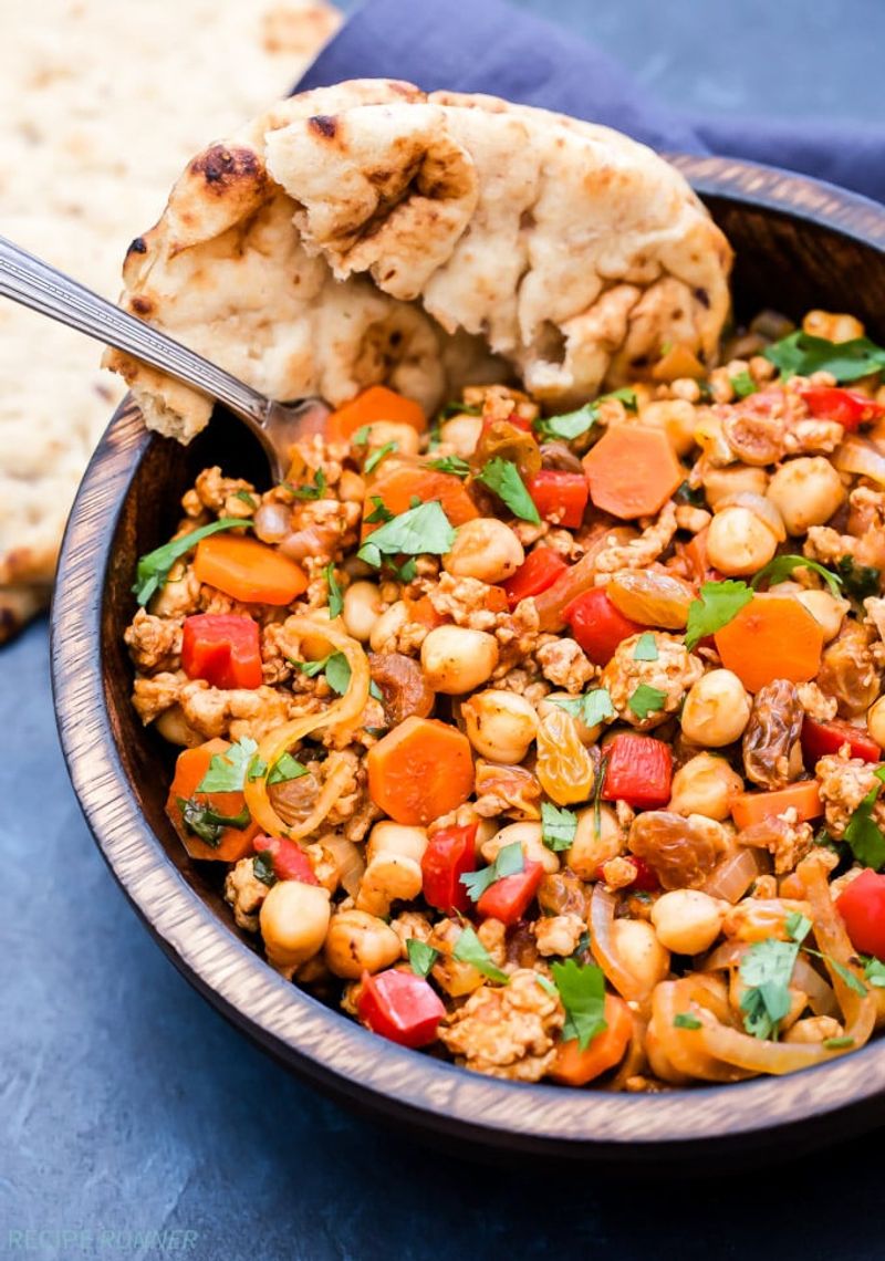Turkey and Chickpea Stir-Fry