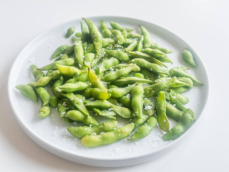 Edamame Boiled in Salted Water