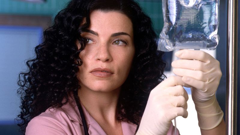 Julianna Margulies as Nurse Carol Hathaway in ER