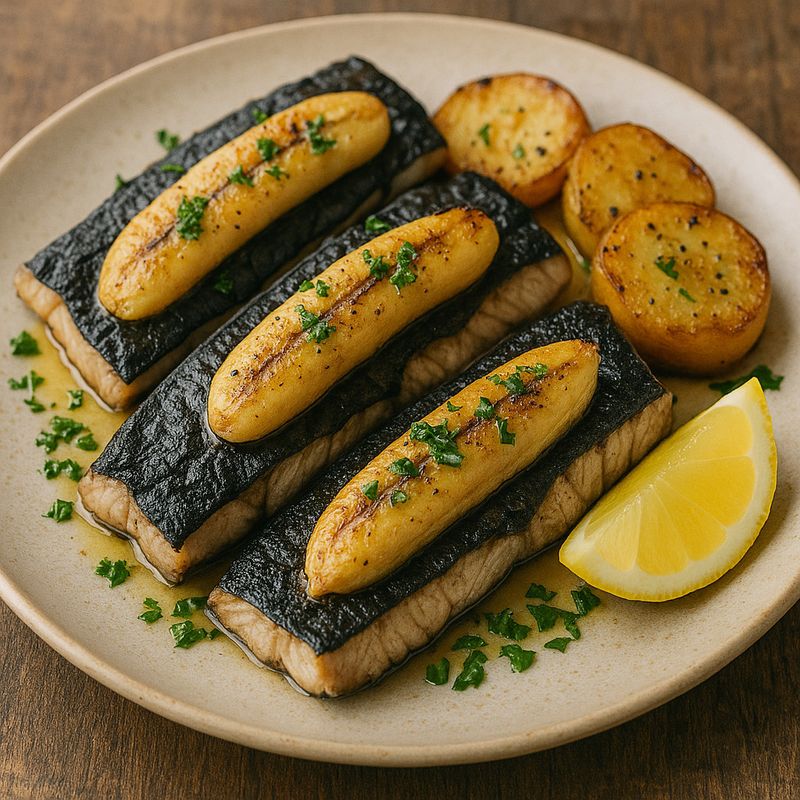 Peixe Espada com Banana - Portugal (Madeira)