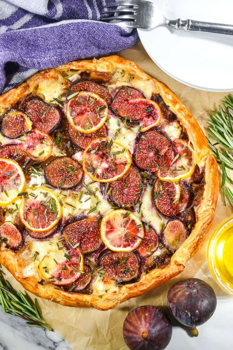 Caramelized Fig and Goat Cheese Tart