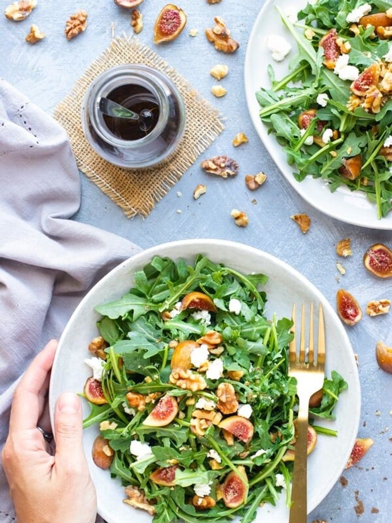 Fresh Fig and Arugula Pasta with Pecorino