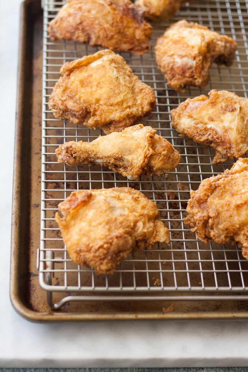 Let Fried Food Rest on a Rack, Not Paper Towels