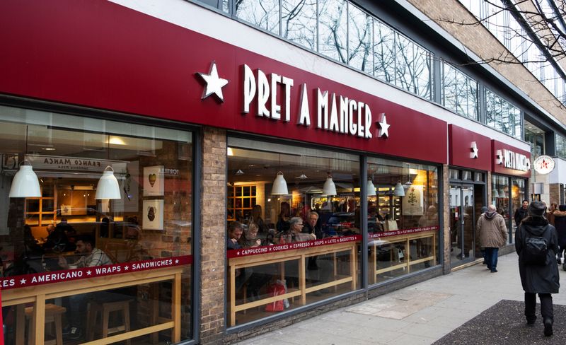 Pret a Manger's Original Covent Garden Shop, London