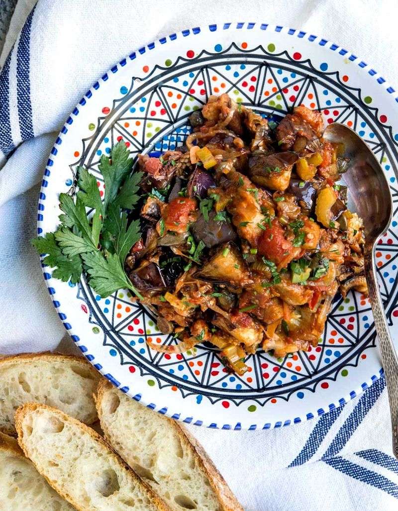 Caponata (Sicilian Sweet and Sour Eggplant)