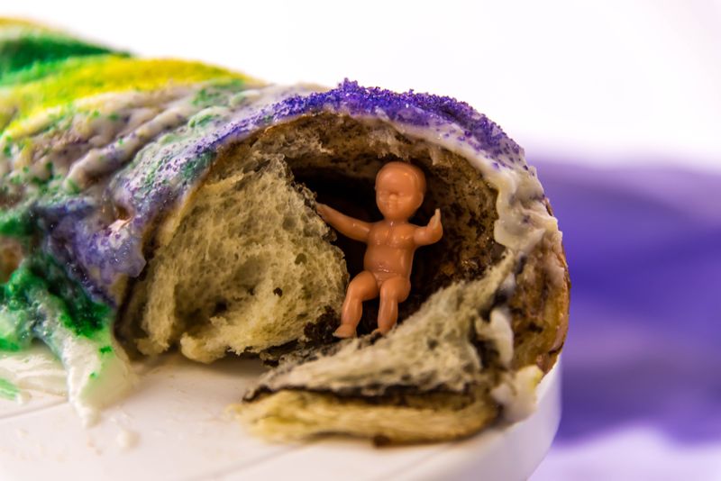 King Cake at Mardi Gras