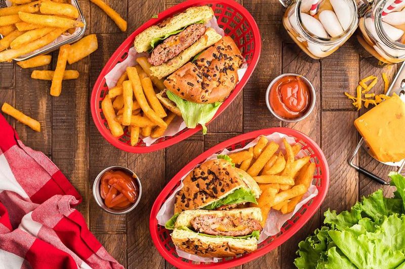 Fry-Stuffed Burgers