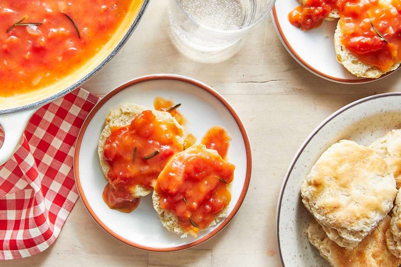 Biscuits and Tomato Gravy