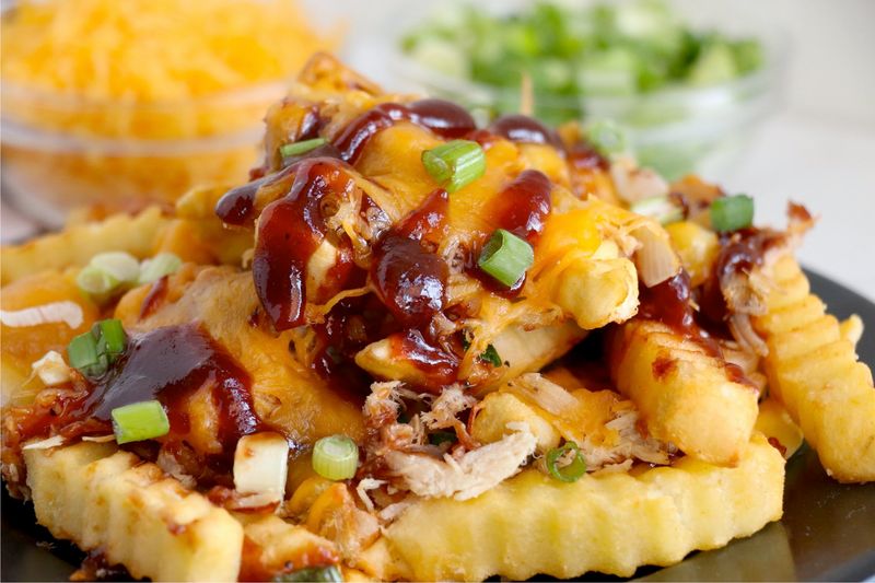 Pulled Pork Fry Platter