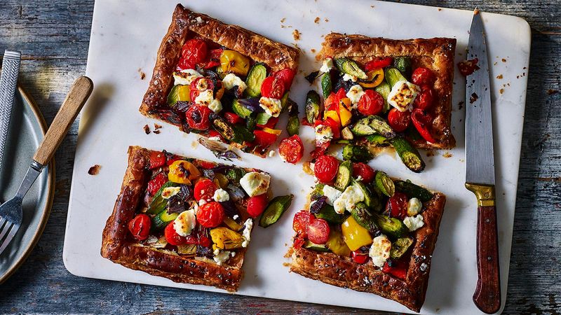 Frozen Puff Pastry Veggie Tart