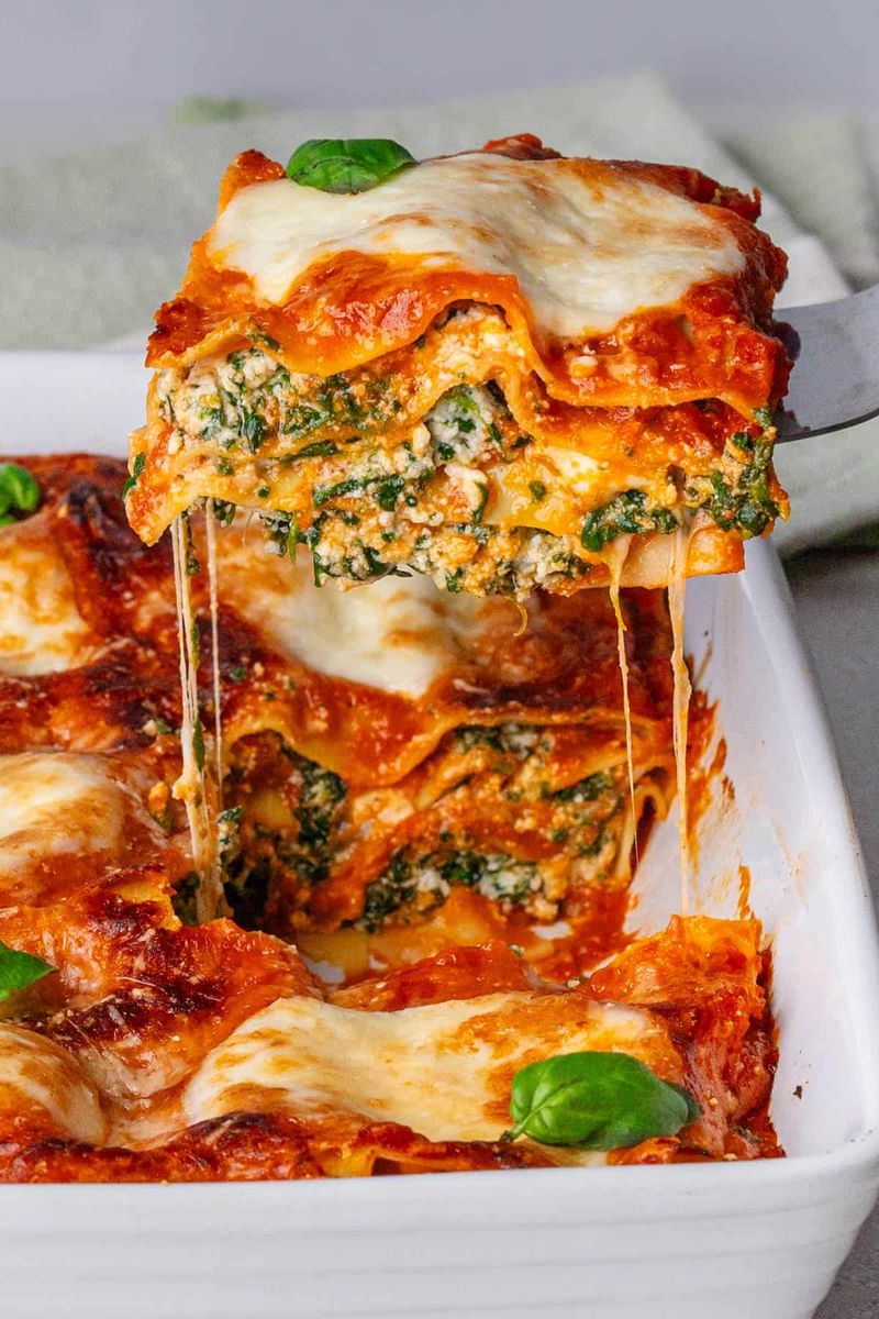 Frozen Spinach Lasagna