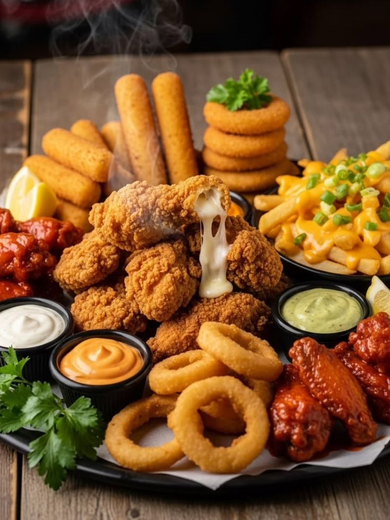 Fry and Mozzarella Stick Platter