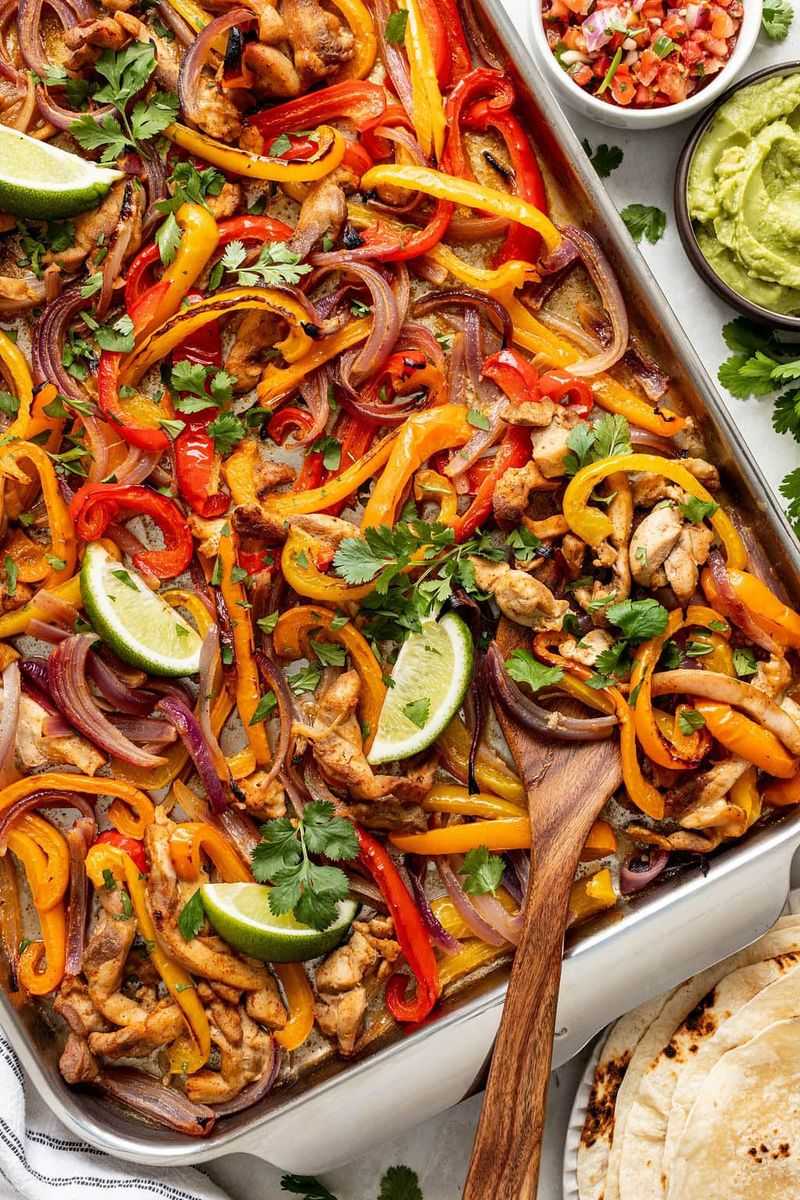 One-Pan Chicken Fajitas