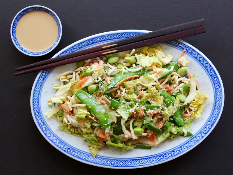Edamame and Cabbage Stir-Fry