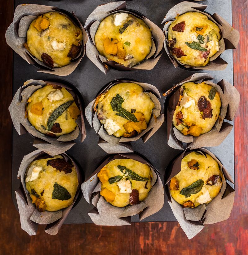 Butternut Squash and Sage Doughnuts