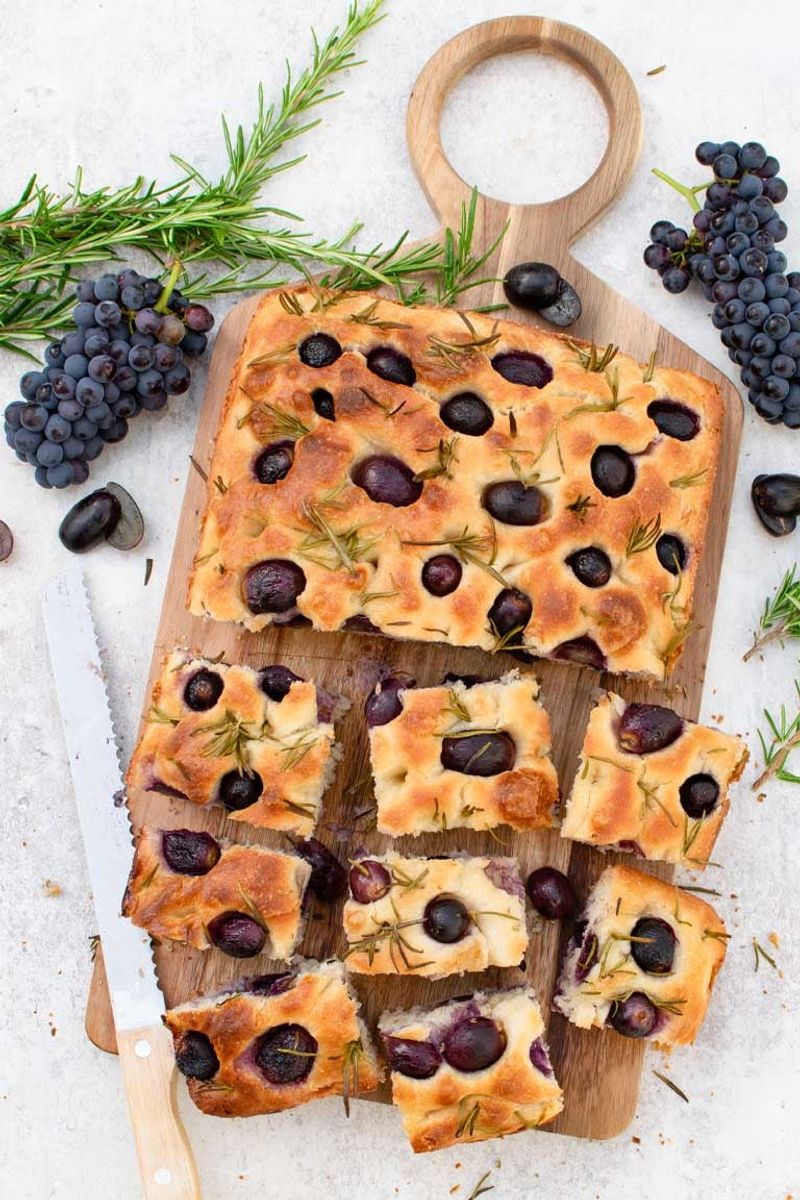 Grape Focaccia Bread