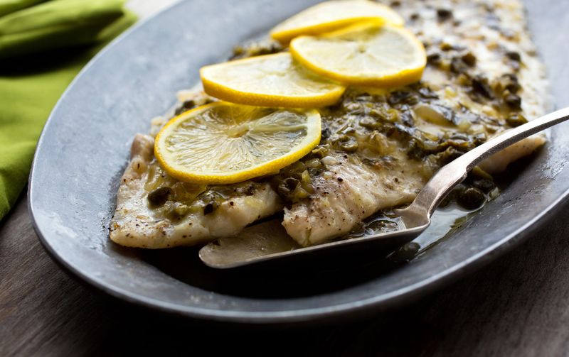 Caper and Lemon Butter Sole Fillets