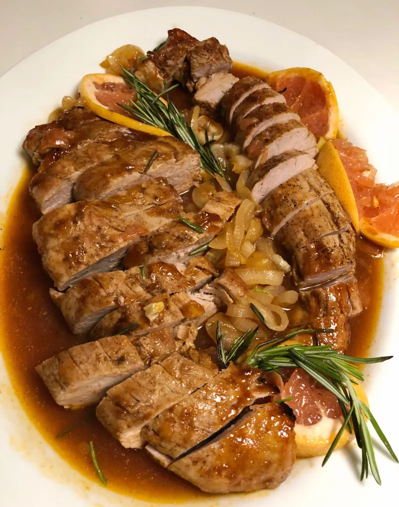 Grapefruit Pork Tenderloin
