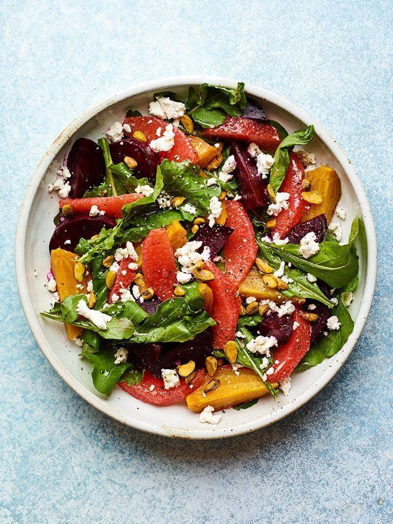 Roasted Beet and Grapefruit Salad
