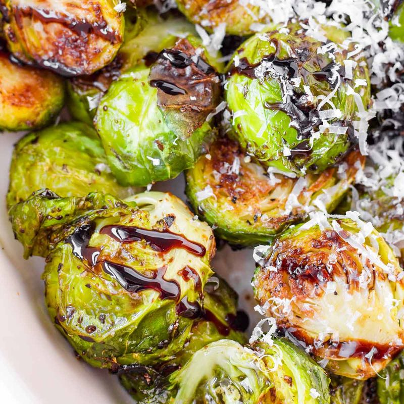 Balsamic Glazed Brussels Sprouts