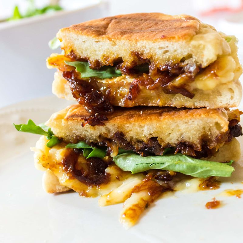 Mushroom and Brie Panini