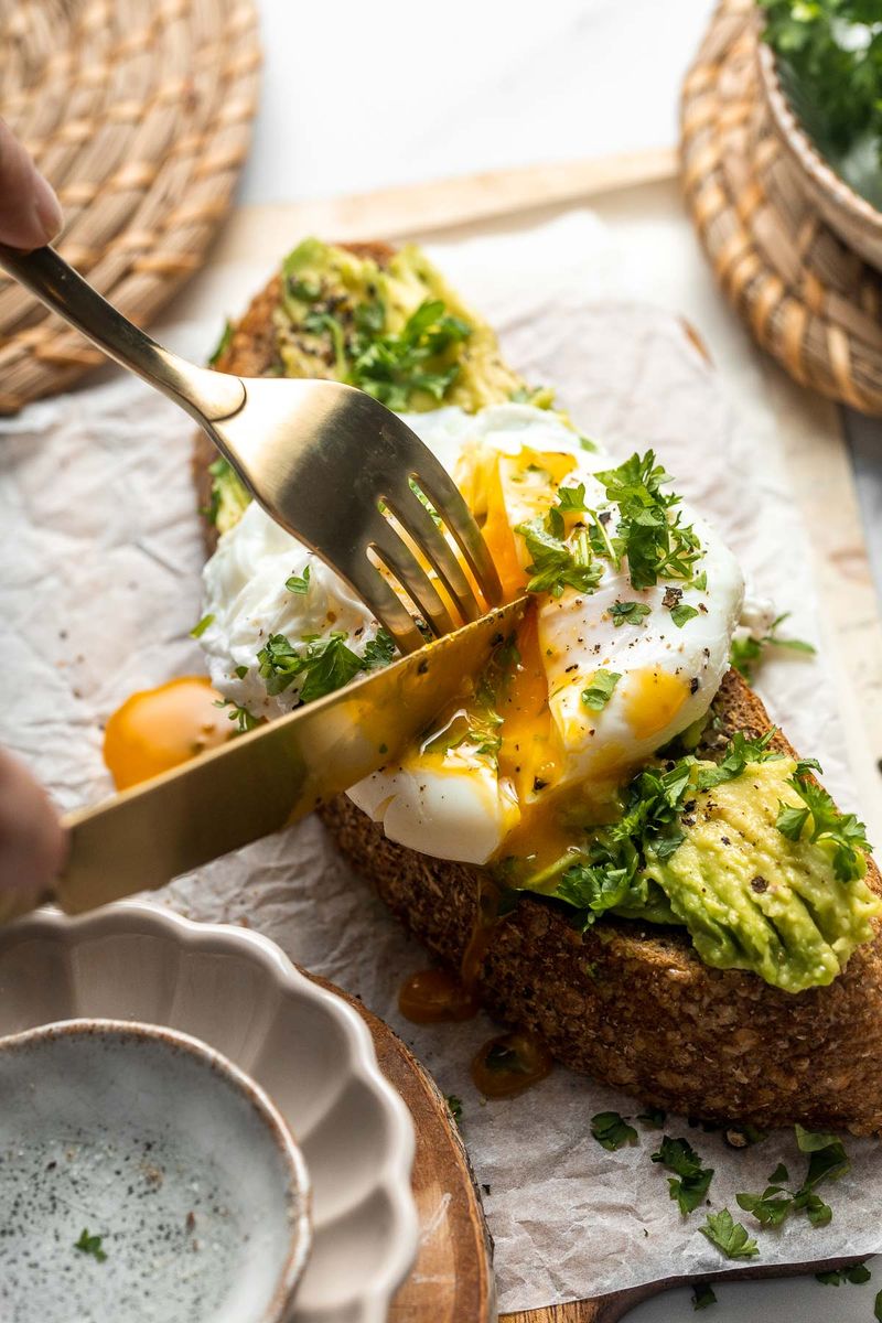 Avocado Toast With a Poached Egg