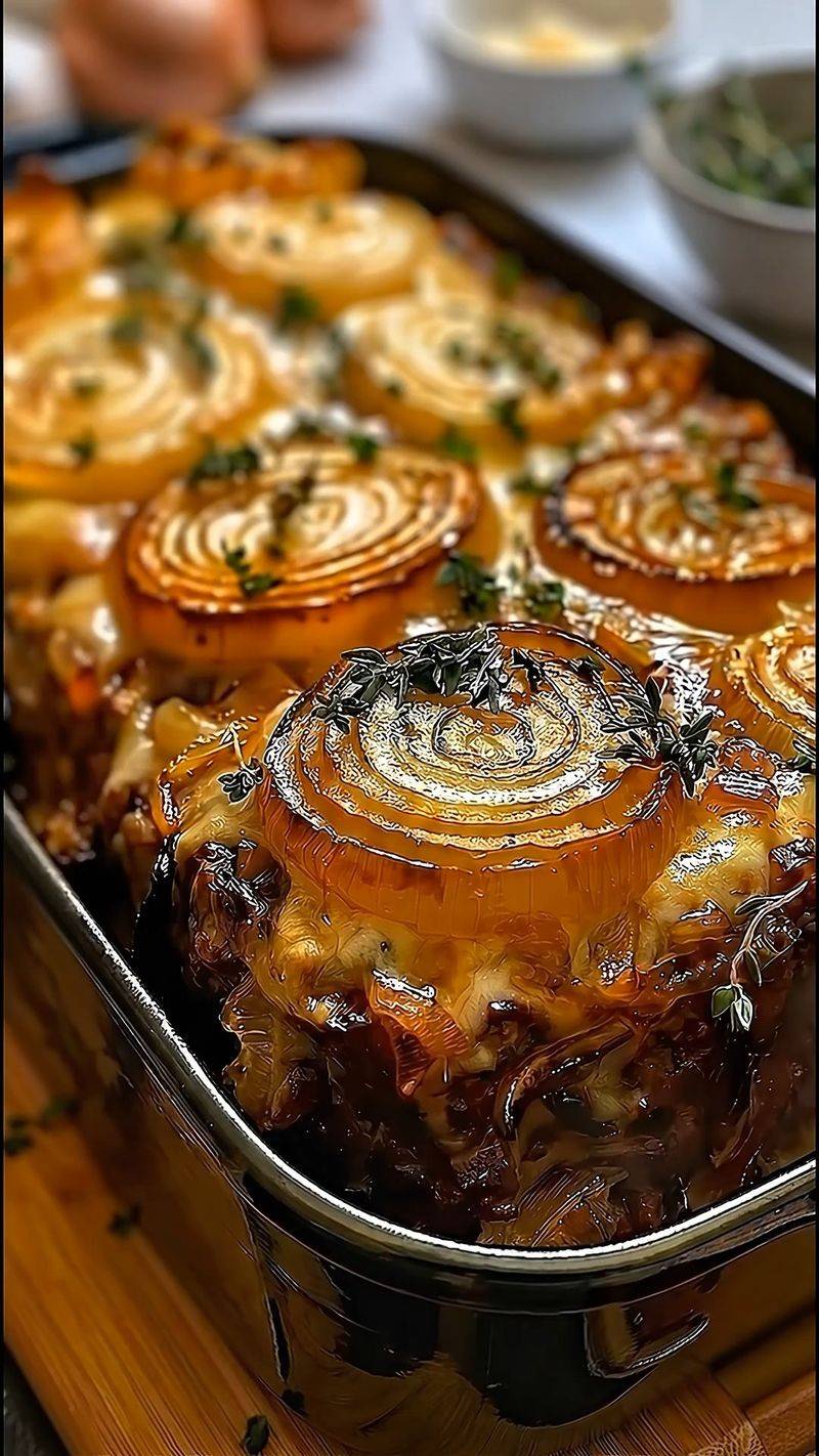 Caramelized Onion and Gruyere Lasagne