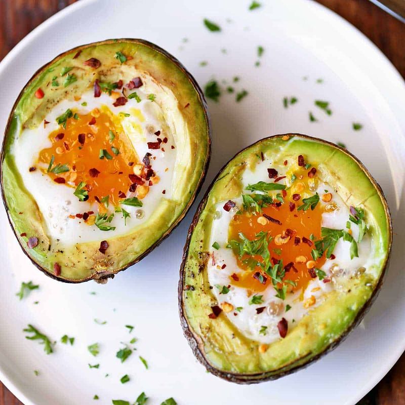 Baked Eggs in Avocado Boats