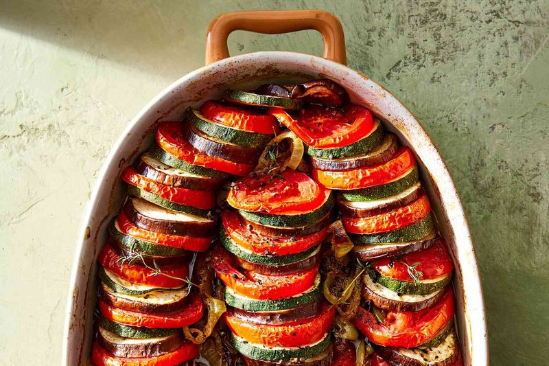 Courgette and Tomato Bake