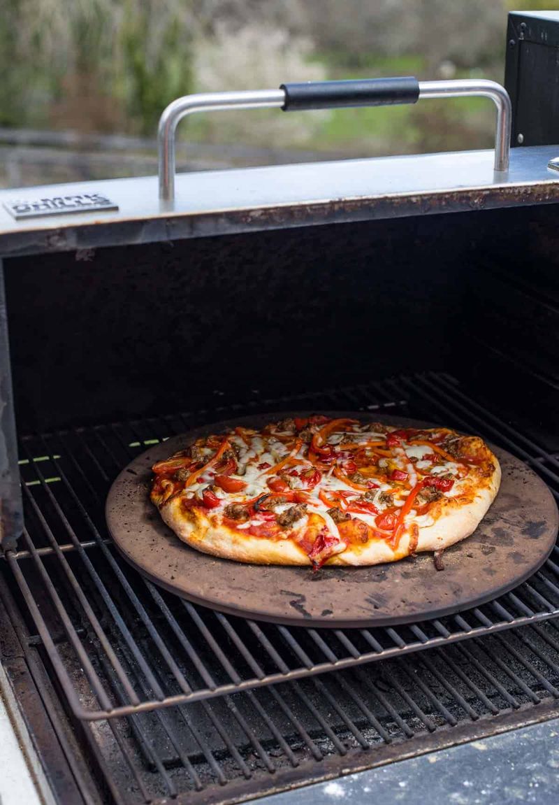 Grilled Pizza Using A Pellet Grill