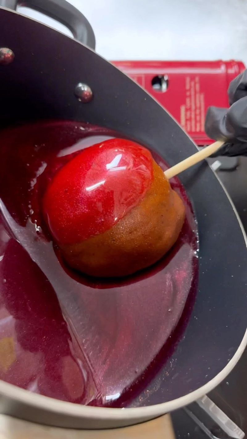 Tamarind Caramel Toffee Apples