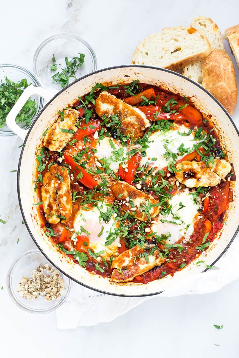 Halloumi Shakshuka
