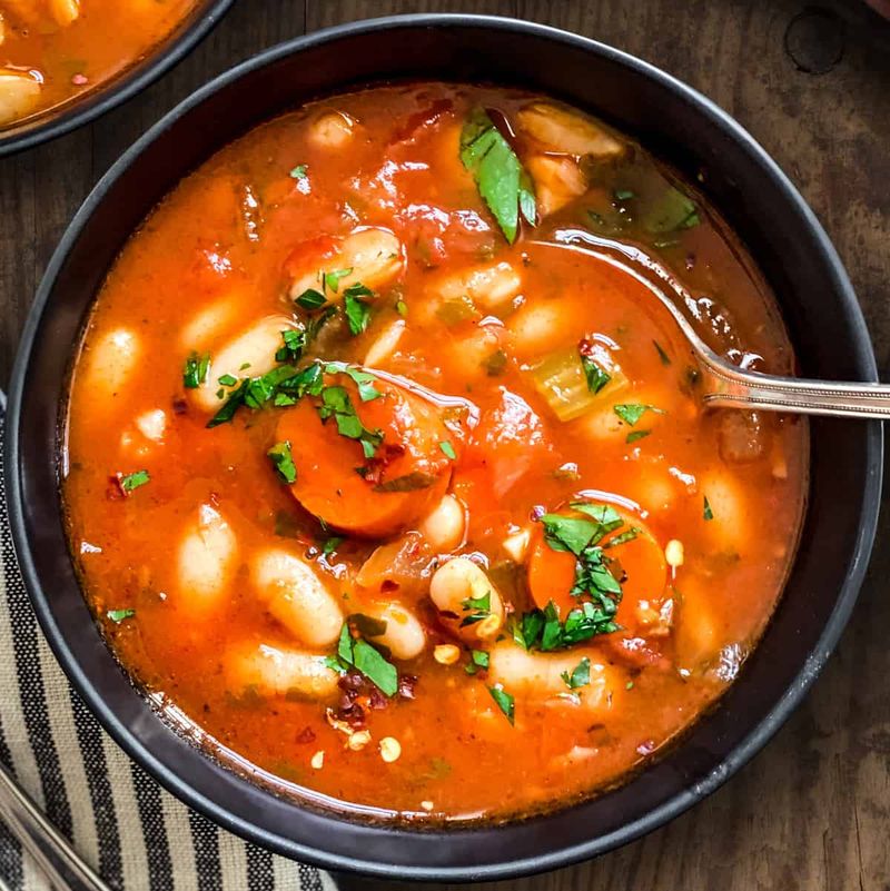 Greek Fasolada White Bean Soup