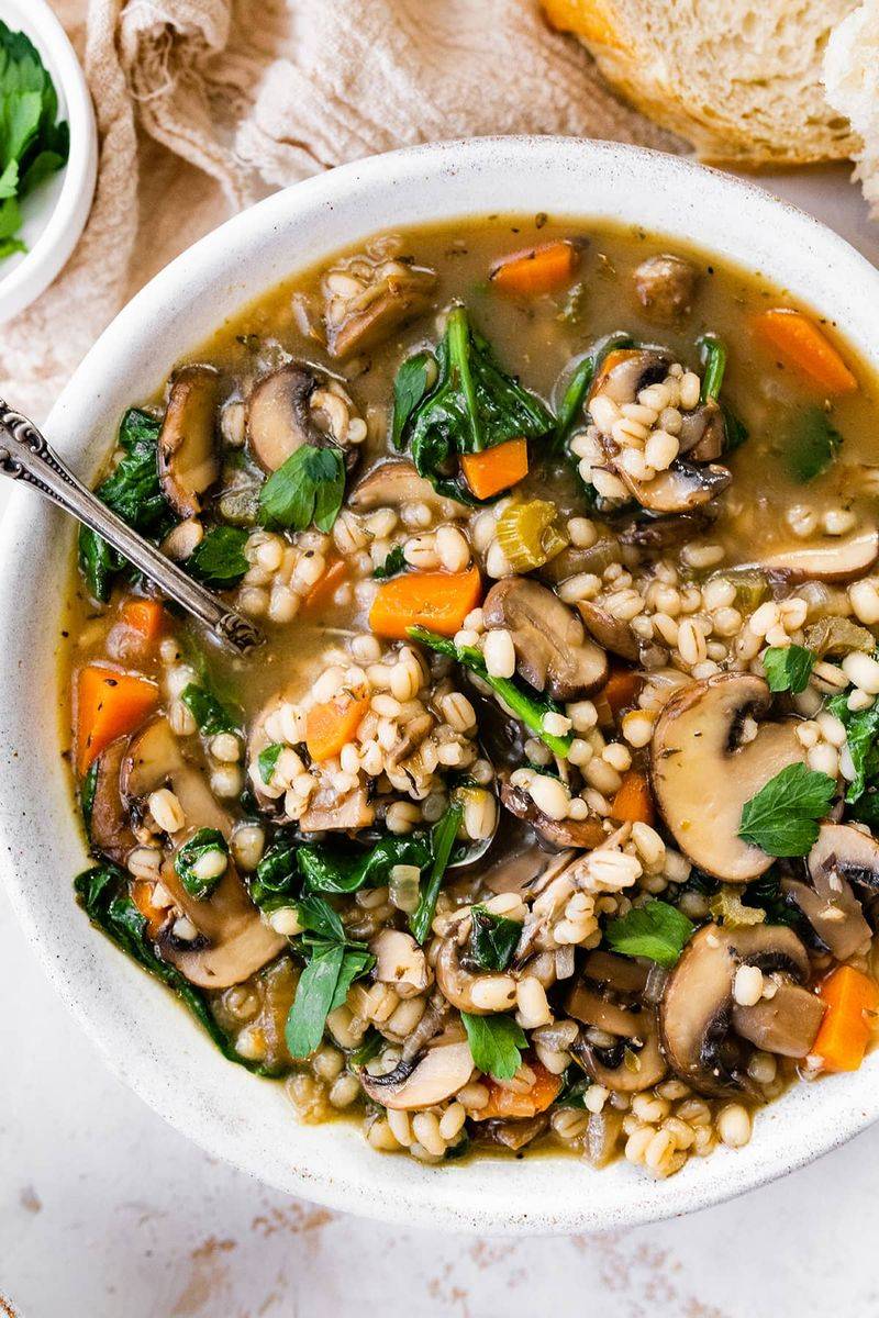 Mushroom Barley Soup