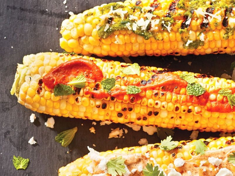 Harissa Butter Corn on the Cob