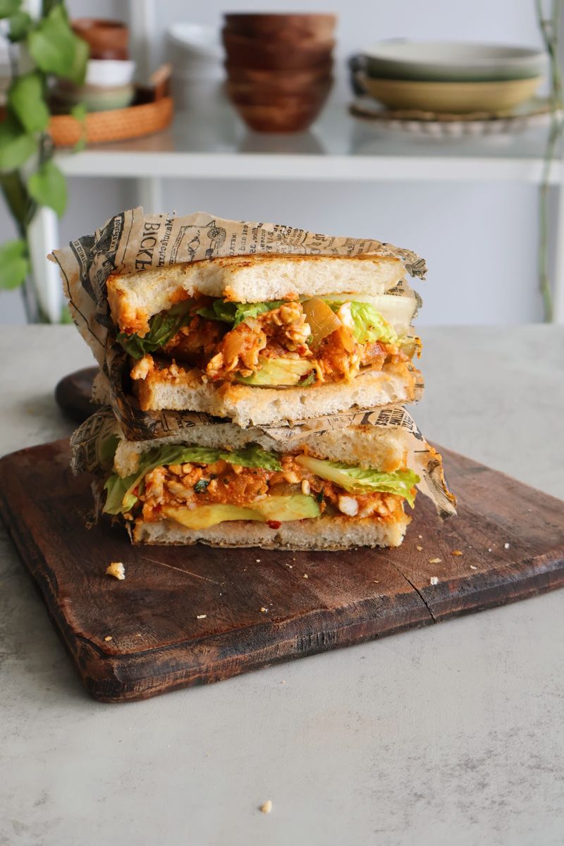 Harissa Egg Salad Sandwich