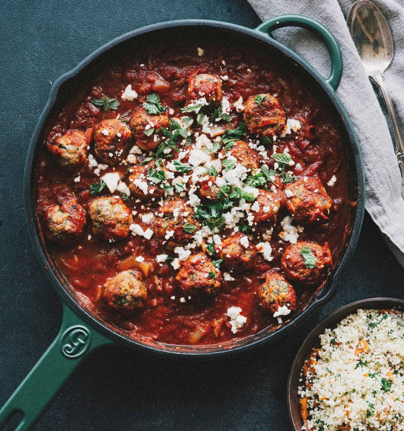 Harissa Lamb Meatballs