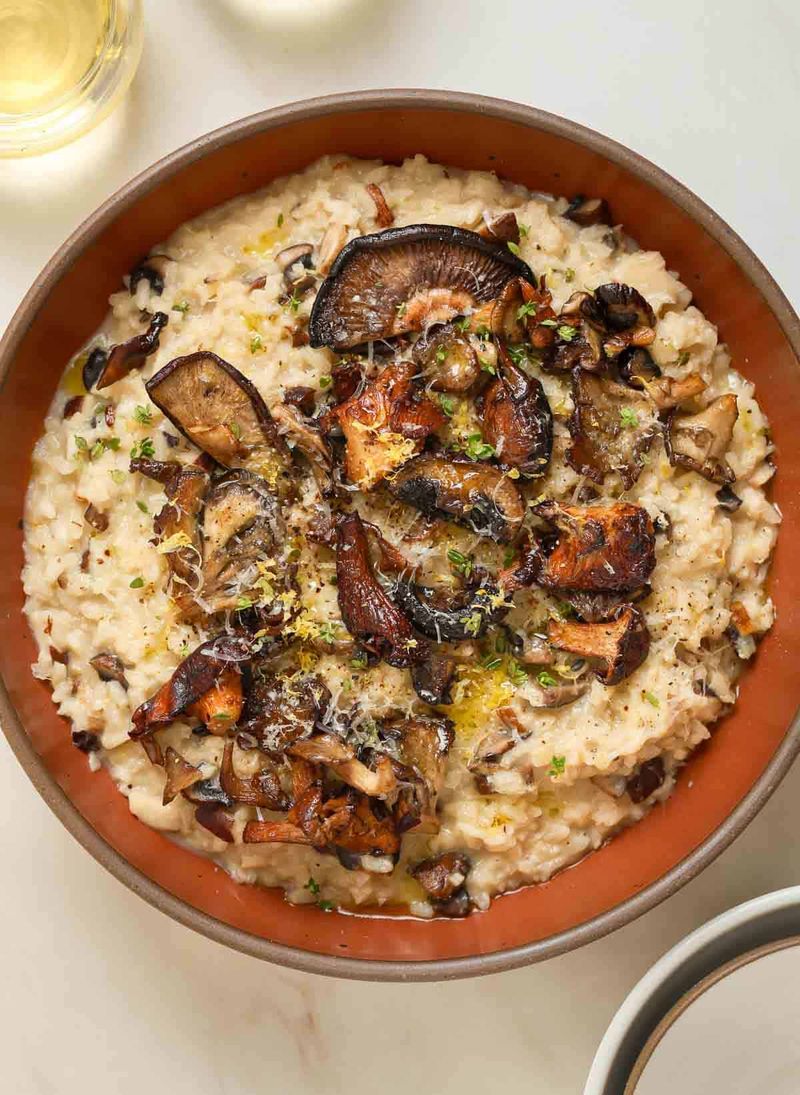 Creamy Mushroom and Thyme Risotto