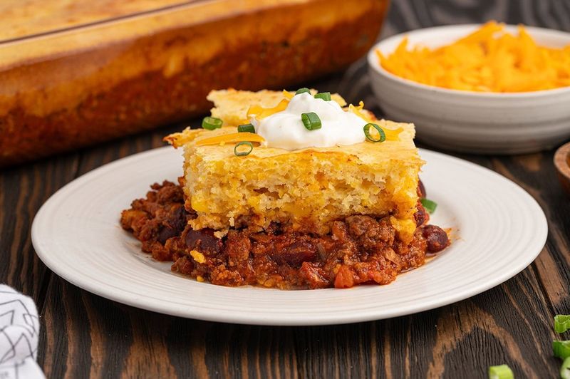 Cornbread Chili Casserole