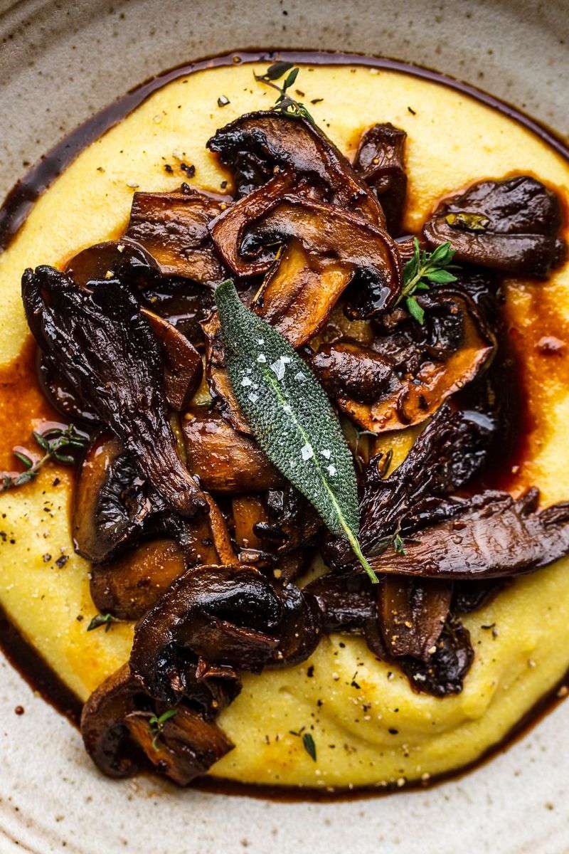 Creamy Polenta with Wild Mushrooms